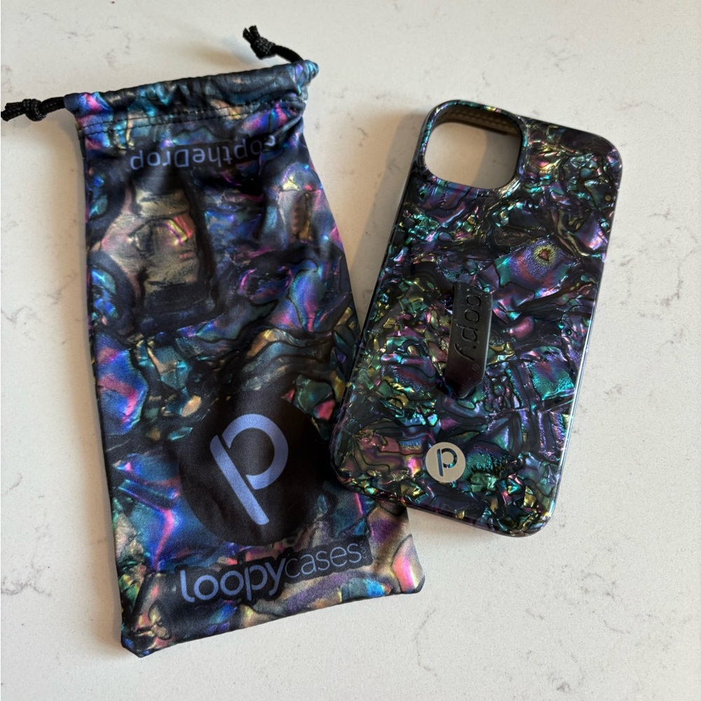 Loopy Abalone iPhone 13 or 14 phone case
